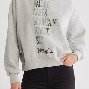 All Saints Light Gray Hoodie